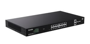 Tenda TEG2220P-16-250W 16 Port 10-100-1000 POE +2 SFP Switch Cloud Yönetilebilir Çelik Kasa Switch