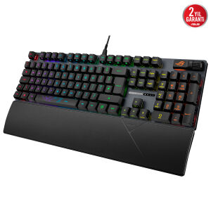 ASUS ROG Strix Scope II RX Red Optik Mekanik RGB Türkçe Gaming Klavye / 90MP0350-BKYA00