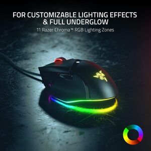 RAZER BASILISK V3 Kablolu USB 26000dpi Siyah Gaming Mouse (RZ01-04000100-R3M1)