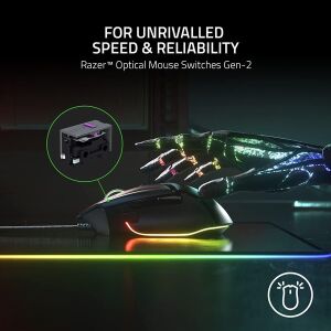 RAZER BASILISK V3 Kablolu USB 26000dpi Siyah Gaming Mouse (RZ01-04000100-R3M1)