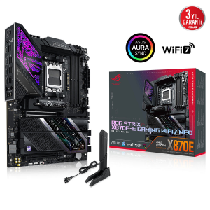 ASUS ROG STRIX X870E-E GAMING WIFI7 NEO DDR5 HDMI PCIE 5.0 AM5 ATX Anakart