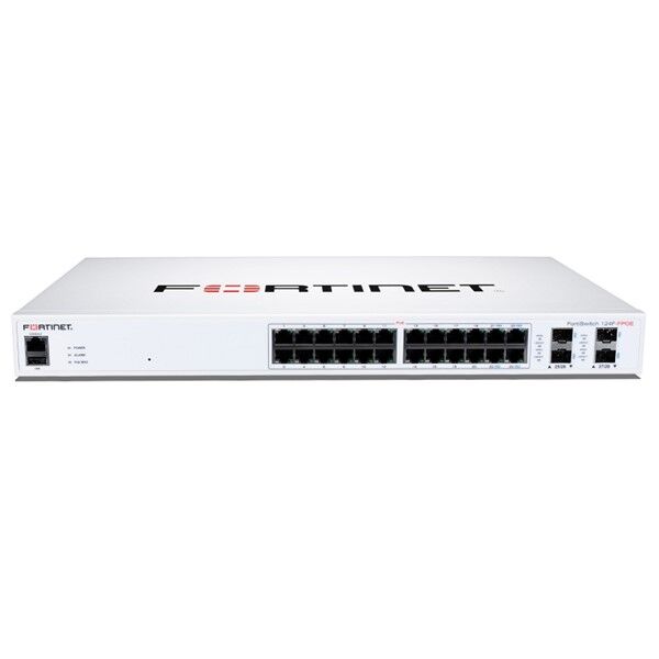 FORTISWITCH 24port PoE 370w 4-SFP+ Gigabit Yönetilebilir Switch FS-124F-FPOE