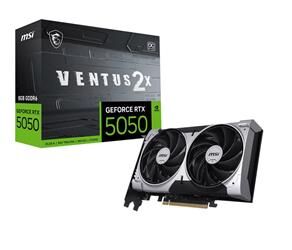 Msı GeForce RTX5050 Ventus 2X OC 8G 8GB GDDR6 128 Bit DLSS 4 Ekran Kartı