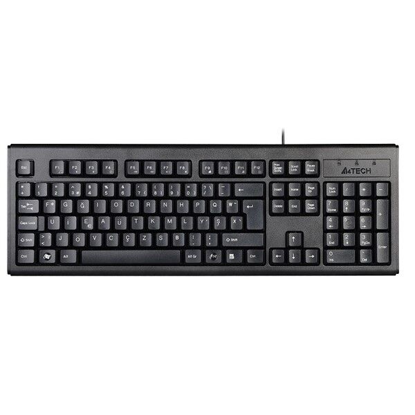 A4TECH KM-720 Kablolu USB F Trk Siyah Klavye