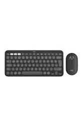Logitech 920-012245 Grafit Pebble 2 Combo Çoklu Sessiz Kablosuz Türkçe Q Klavye Mouse Seti