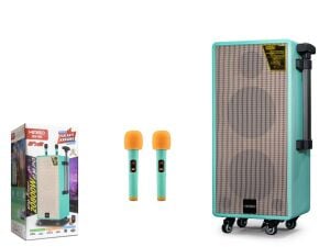Kimiso QSW5 Bluetooth Speaker 2x8 370-290-710MM Usb - Fm - Tf - Aux - Tws - Bluetooth