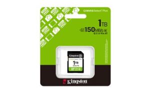 Kingston SDS3-1TB 1TB SDXC Canvas Select Plus Gen3 150MB-s C10 UHS-I U3 V30 Hafıza Kartı