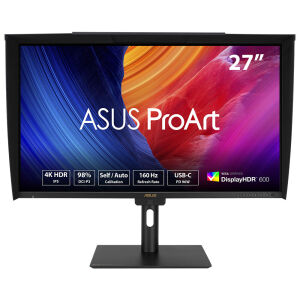 ASUS 27 IPS PROART PA27UCGE 11MS 160HZ HDMI-DP TYPEC Pivot Grafik Tasarım Monitörü 3840x2160