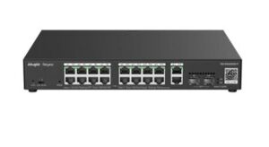 Reyee RG-ES220GS-LP 20 Portlu 10-100-1000 Yönetilebilir 2SFP 2 Gigabit RJ45 Uplink 16Port PoE+(130W)