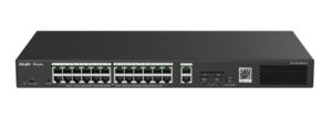 Ruijie-Reyee RG-ES228GS-LP 28 Port 10-100-1000 Yönetilebilir 2SFP 2Gigabit Uplink 24Port PoE+(250W)