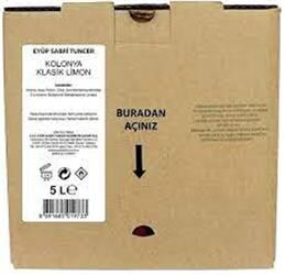 Eyüp Sabri Tuncer 5lt Limon  Kolonyası (5lt Bag IN Box Endüstriyel)