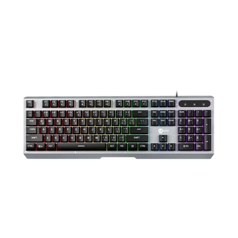LECOO KB121 Kablolu USB Q Trk RGB Siyah Gaming Klavye