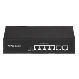ODS 4port PoE 60w 2-Uplink 10/100 Yönetilemez Switch 08ODS-4P2U