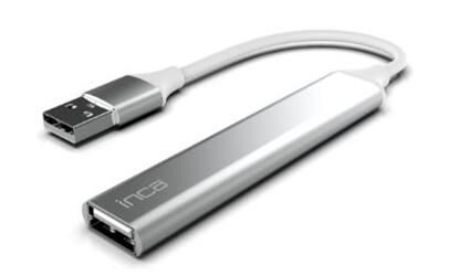 Inca IUSB-4TUX 3X2.0 3.0 USB Çıkış USB Çıkış 5 Gbps Usb Çoklayıcı Alüminyum Kasa