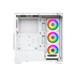 GAMEBOOSTER 750W 80+ BRONZE Seaview A7505W Gaming Mid-Tower PC Kasası Beyaz