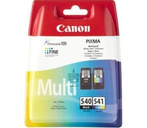 CANON 5225B013 PG-540 Siyah + CL-541 Renkli Orijinal Kartuş ve 50 Yaprak Fotoğraf Kağıdı Value Pack