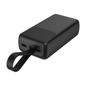 S-LINK G330 30000mAh Micro+Type-C+USB PD20W+QC3.0 18W Siyah LCD Taşınabilir Pil Şarj Cihazı Powerbank