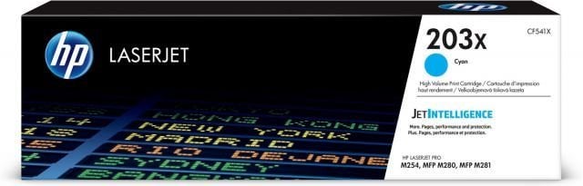 CF541X No 203X Yüksek Kapasiteli Mavi 2500 Sayfa Lazer Toner