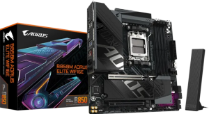 GIGABYTE B850M AORUS ELITE WIFI6E DDR5 HDMI-TP TYPEC PCEI 5.0 AM5 mATX