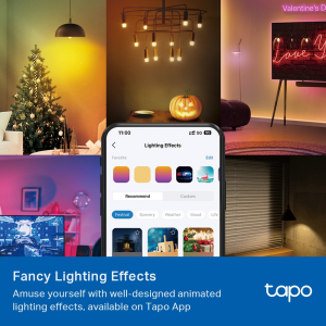 TP-LINK Tapo L430P Akıllı WiFi Ampul Çok Renkli - E14 P45