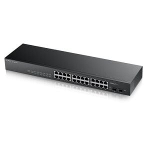ZyXEL 24port PoE 170w 2-SFP Gigabit Yönetilebilir Switch GS1900-24HP