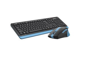 A4TECH FG1035 Kablosuz Q Trk Siyah/Mavi Klavye - Mouse Set
