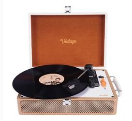 UMİE Vintage UM-P353 Pikap Bluetoothlu 3.5mm AUXIN&RCAO Destekli Müzik Kutusu