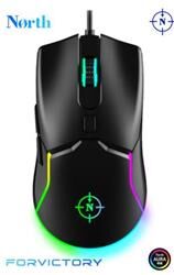 North Air Black RGB Kablolu Profesyonel Oyuncu Mouse
