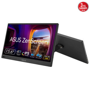 ASUS 15.6 ZENSCREEN MB169CK 5MS 60HZ mini HDMI-TYPEC Taşınabilir Monirtör 1920x1080