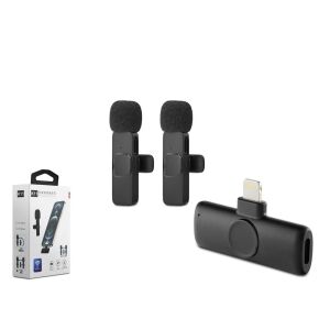 Hadron HDX2786 Kablosuz  Çift Yaka Mikrofonlu  Lighting Son derece hassas 20 metre erişilebilir