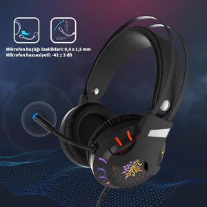INCA 7.1 USB RGB Siyah Gaming Kulaklık IGK-X10