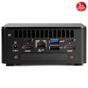 ASUS CORE i7 1260P-Ram Disk Yok-FDOS / NUC12 Pro Tall Kit  RNUC12WSHI700002I