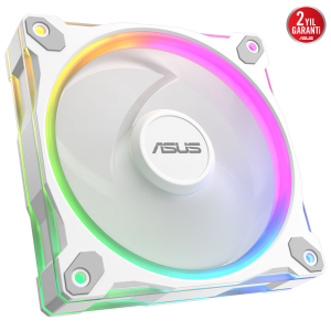 ASUS 12cm PRIME MR120 RGB Kasa Fanı Beyaz