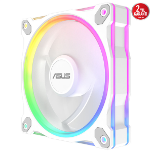 ASUS 12cm PRIME MR120 RGB Kasa Fanı Beyaz