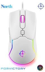 North Air White RGB Kablolu Profesyonel Oyuncu Mouse