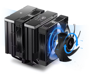 DEEPCOOL AK620 G2 DIGITAL NYX AK620G2DIGITAL-NYX AM5-1851p Hava Soğutmalı Dual İşlemci Fanı