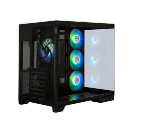BitFenix MH100 1000W 80+ Gold Gen5 ATX 3.0 Tempered ARGB USB 3.1 ATX Siyah Mid Tower Oyuncu Kasası