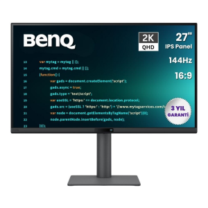 BENQ 27 IPS RD270Q 5MS 144HZ HDMI-DP TYPEC Kurumsal Programlama Monitörü 2560x1440