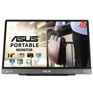 ASUS 14 IPS ZenScreen MB14AC 5MS 60HZ TYPEC Taşınabilir Monitör 1920x1080