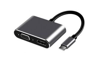 FRISBY FA-7678C Type-c - HDMI+VGA 4Kx2K Adaptör