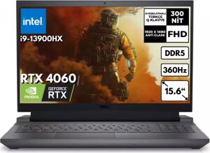 Dell G15 5530 i9-13900HX 32GB 2 TB SSD RTX 4060 G155530017U 15.6 360Hz FHD Ubuntu Gaming Notebook