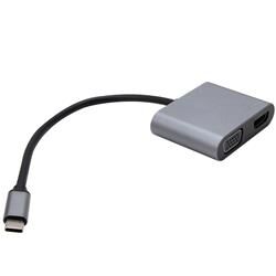 Vcom CU4512 Type-C To Hdmi+Vga+Usb2.0+ Type-C Çevirici