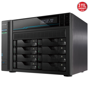 ASUSTOR 8diskli Atom QC-24GB RAM-2-10Gbe Nas Server AS6508T (44385)