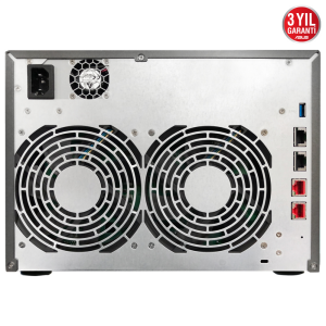 ASUSTOR 8diskli Atom QC-24GB RAM-2-10Gbe Nas Server AS6508T (44385)