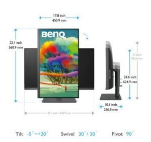 PD2705U 27 IPS 4K UHD USB-C sRGB Rec.709 HDR10 PIP PBP DualView Tasarım Monitör