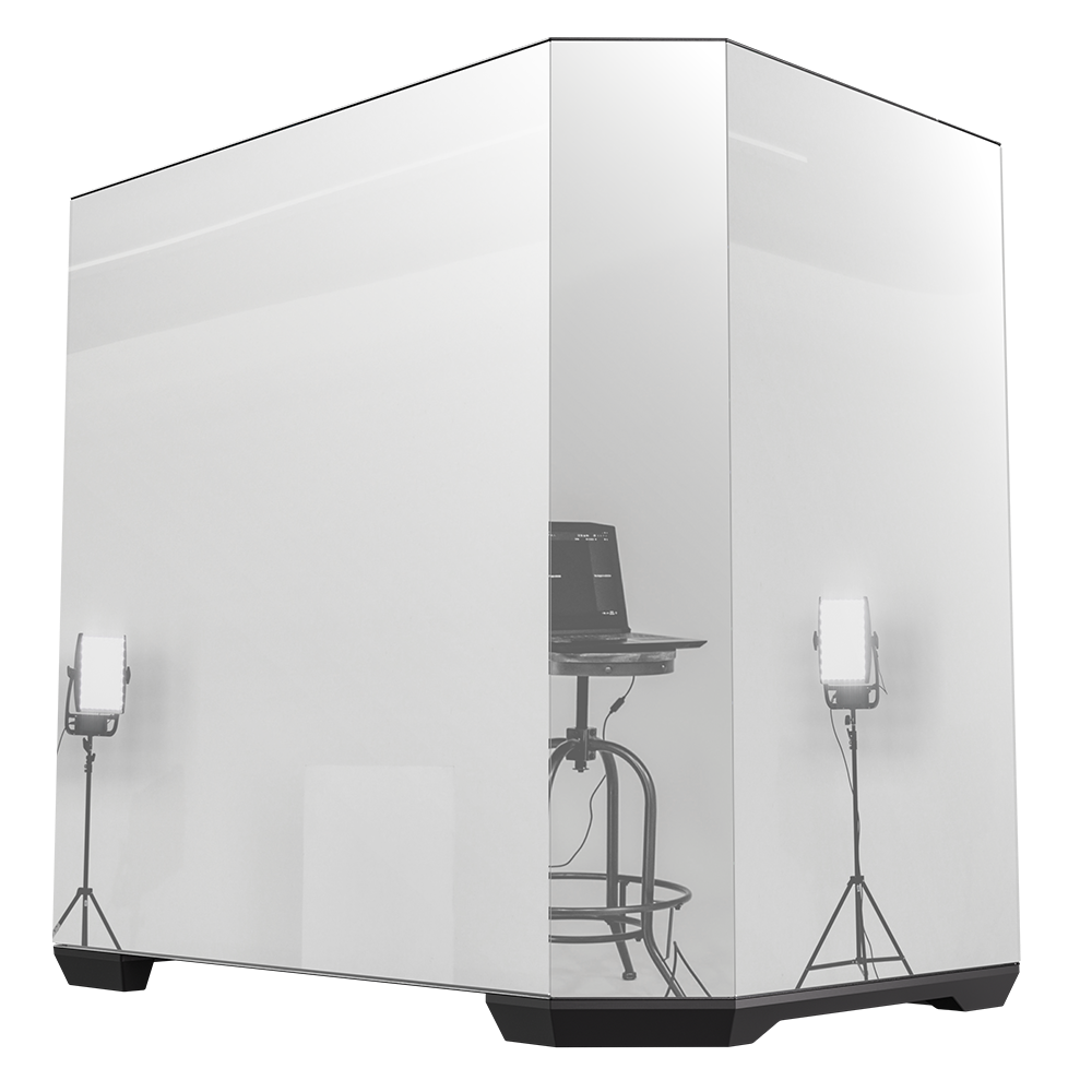 BITFENIX 850W 80+ BRONZE Ayna efektli MIRROR T10 Siyah Gaming Mid-Tower PC Kasası