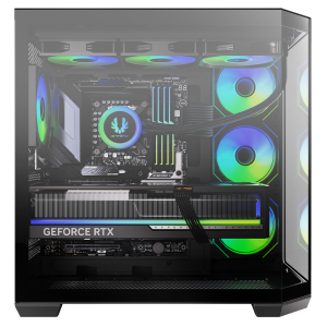 BITFENIX 850W 80+ BRONZE Ayna efektli MIRROR T10 Siyah Gaming Mid-Tower PC Kasası