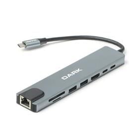 Dark DK U31x36 USB 3.1 Type C 9 in 1 Ethernet - HDMI - TF SD Kart Okuyucu - USB 3.0 - HUB