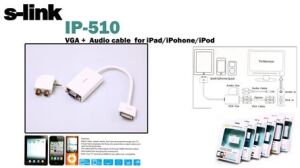 S-link IP-510 Ipad To Vga Ve Audio Adaptör