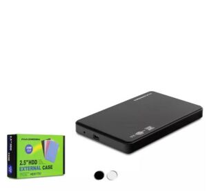 HADRON HDX1757 HDD KUTU USB2.0 PLASTİK SATA 2.5 SİYAH - BEYAZ